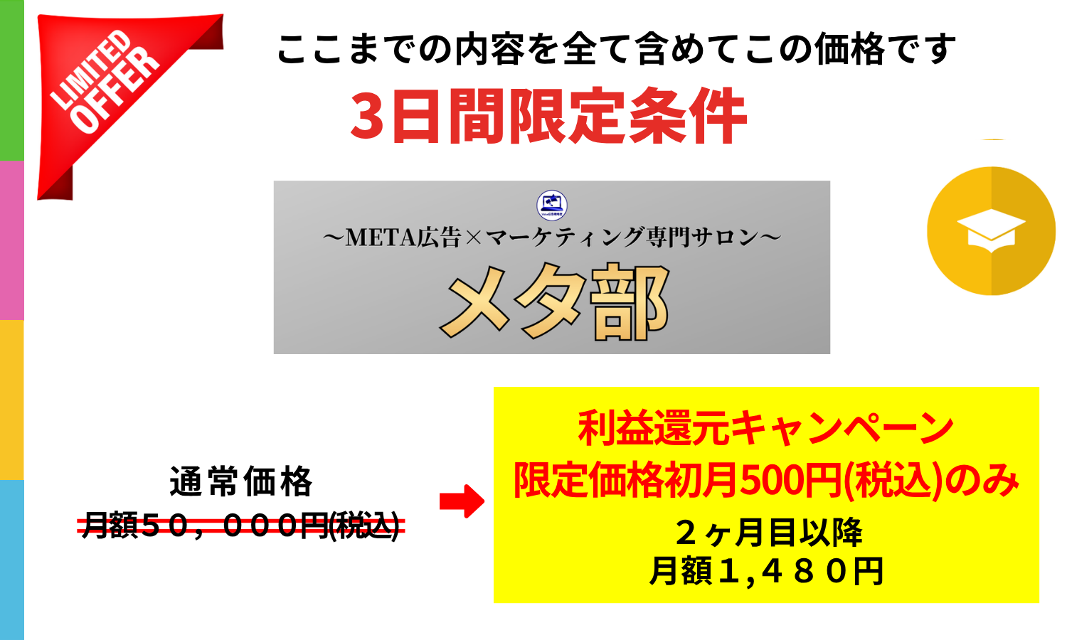 3日間限定条件画像