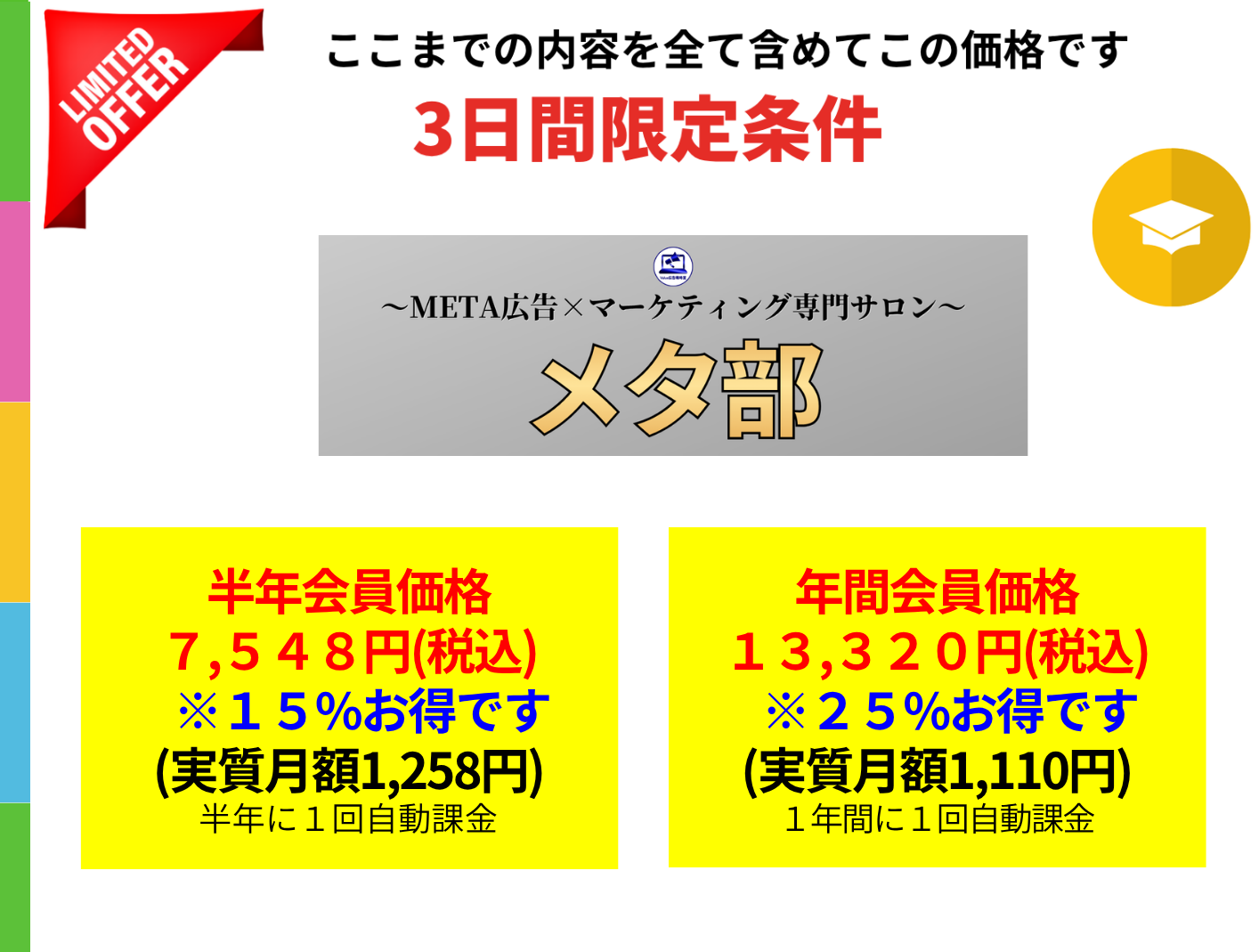 3日間限定条件詳細画像